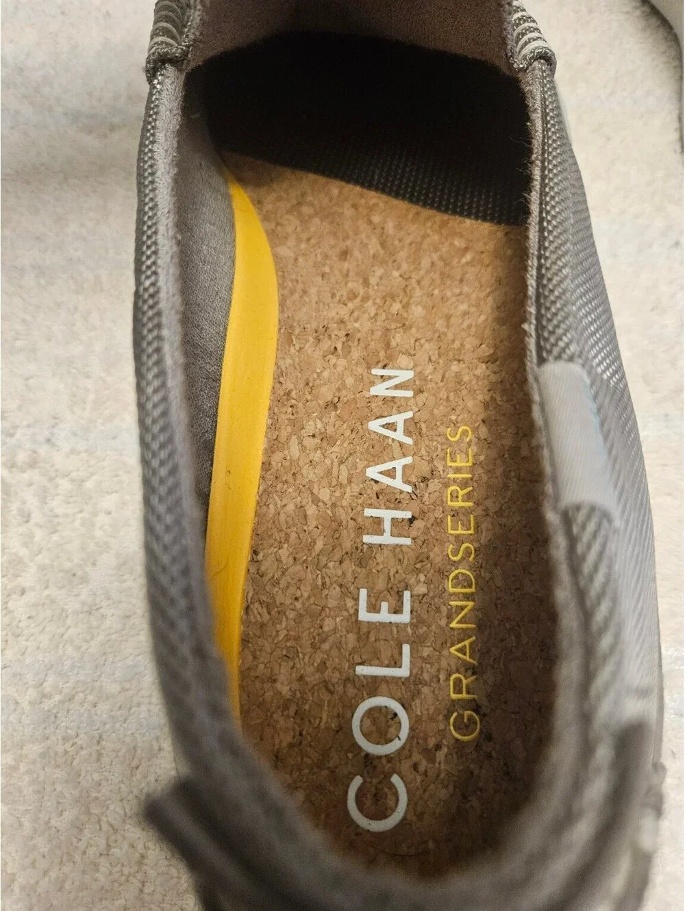 Cole Haan Grand Series Men's Slip On Loafers Gray Mesh Comfort Shoes 12M